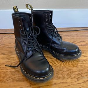 Dr Martens 1460 Black Smooth Leather Boots